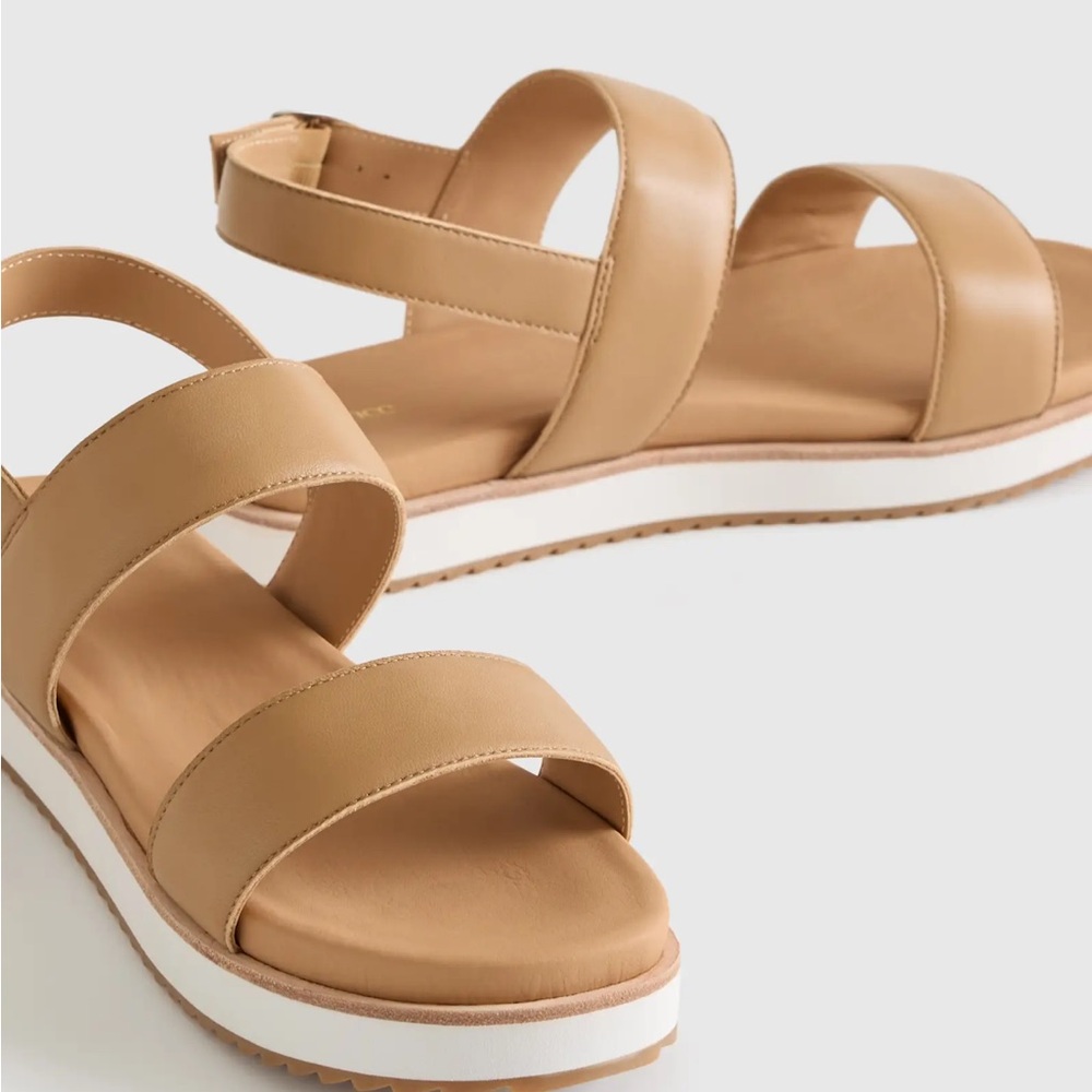 Quince Italian Leather Platform Sandals